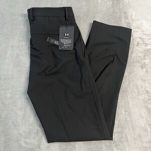 NWT J.M. Haggar Joe III Slim Fit Dress Pants Men's 30x32 Black Stretch Business